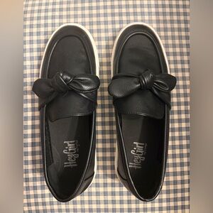 Black Corkys Hey Girl Women's Why Knot Slip-On Fashion Sneakers with Bow